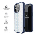 Cottage Stripe | Blue Floral Case