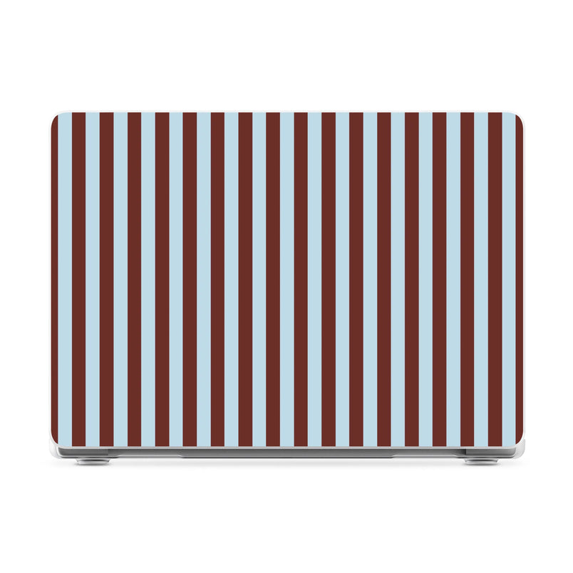 Sunday in Brooklyn | Blue Stripes Laptop Shell