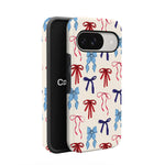 American Girlie | Red White & Blue Bows Case