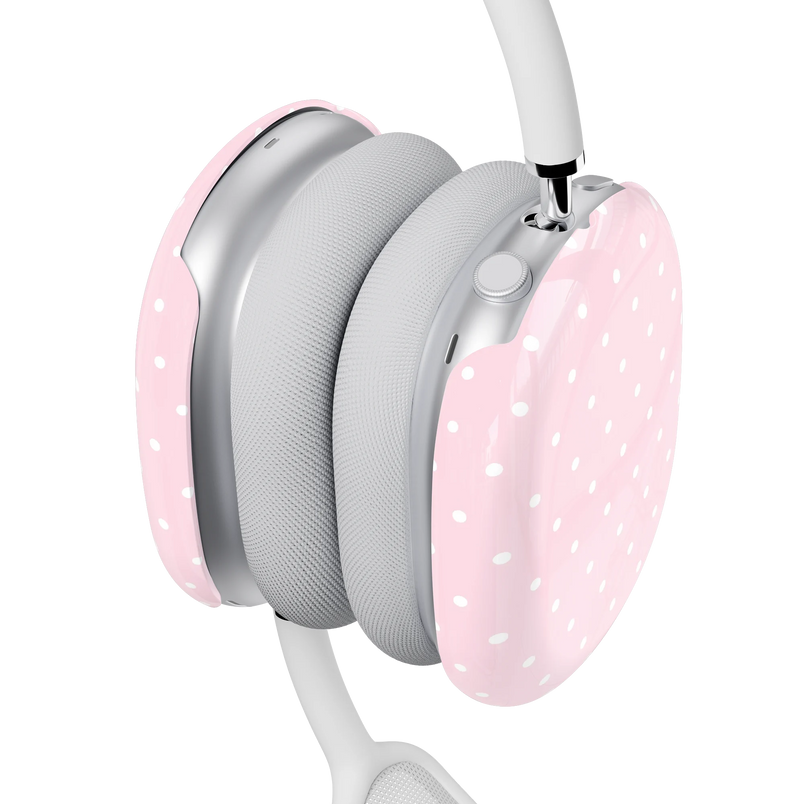 On the Dot | Pink & White Polka Dot AirPods Max Case