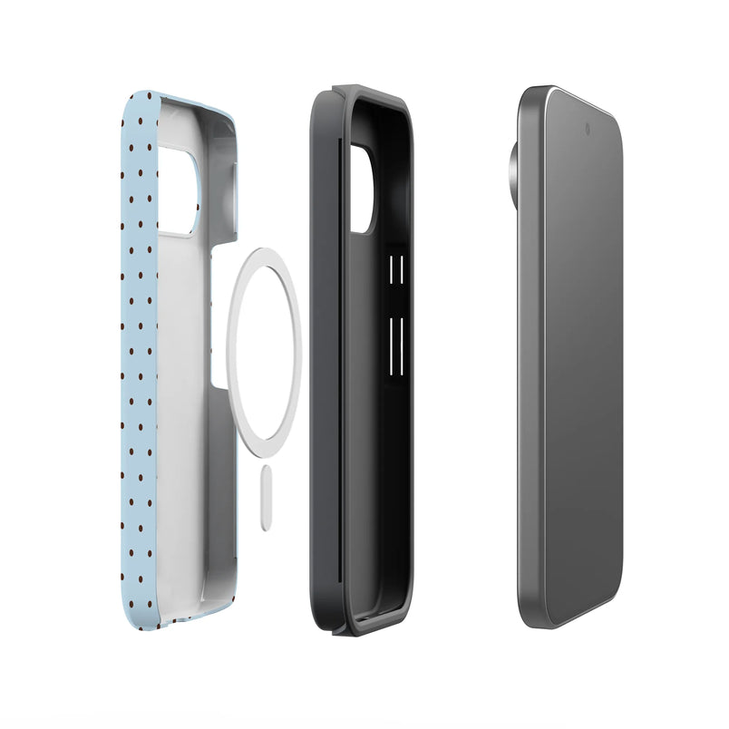 On the Dot | Blue Polka Dot Case