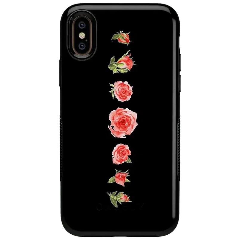 Accept the Rose | Blooming Red Rose Floral Case iPhone Case get.casely Bold iPhone XS Max 