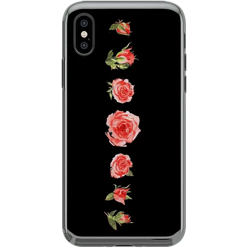 Accept the Rose | Blooming Red Rose Floral Case iPhone Case get.casely Classic iPhone X / XS 