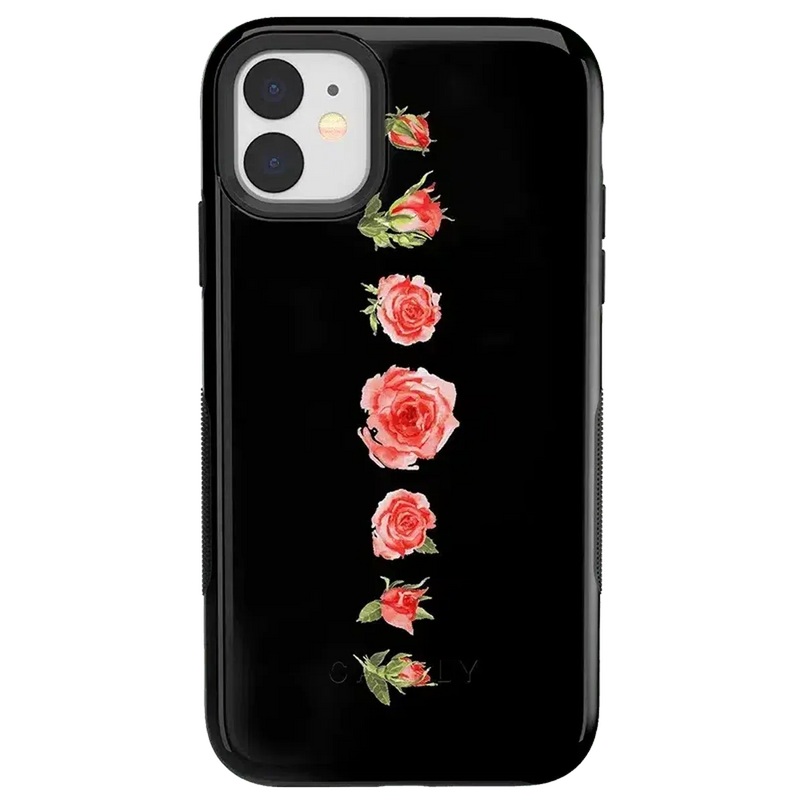 Accept the Rose | Blooming Red Rose Floral Case iPhone Case get.casely 