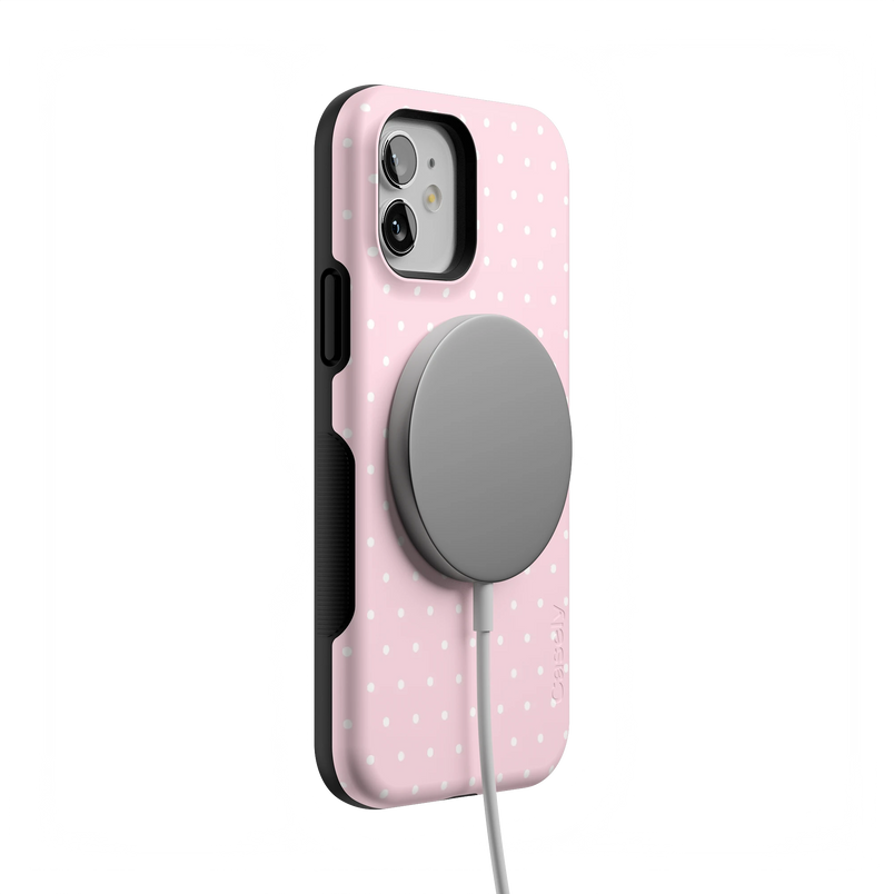 On the Dot | Pink & White Polka Dot Case