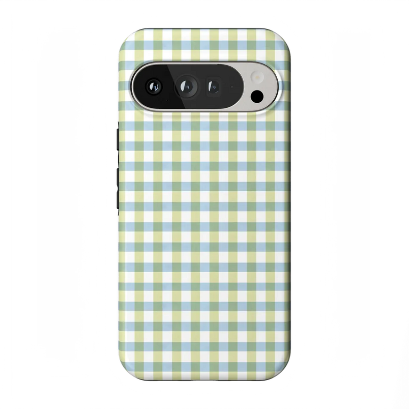 Pastel Picnic | Blue & Green Gingham Case