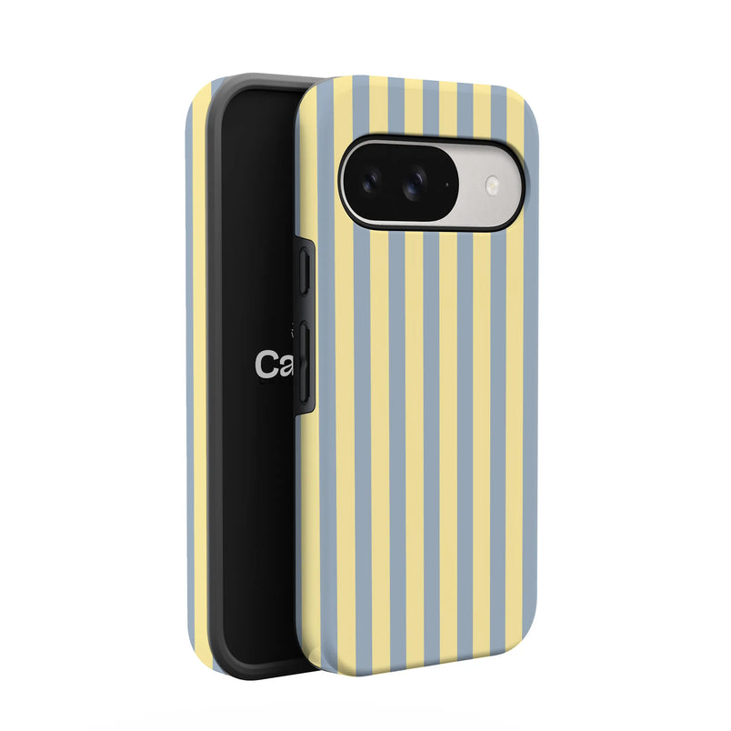 Coastline Stripes | Blue & Yellow Case (Manual)