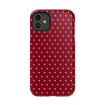 On the Dot | Maroon Polka Dot Case