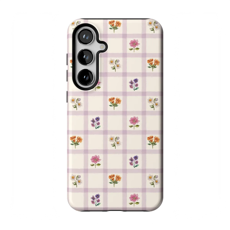 Meadow Check | Floral Gingham Case