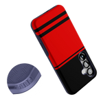 Storm Warning | Black & Red Stripes Case