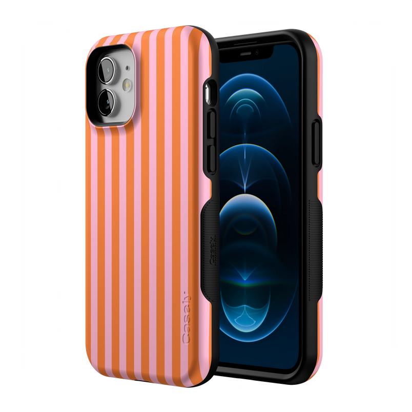 Perfect Stripes | Orange & Pink Stripes Case