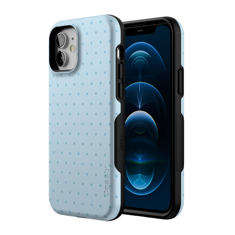 On the Dot | Blue Monochrome Polka Dot Case