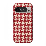 Scarlet Stitch | Red Houndstooth Case