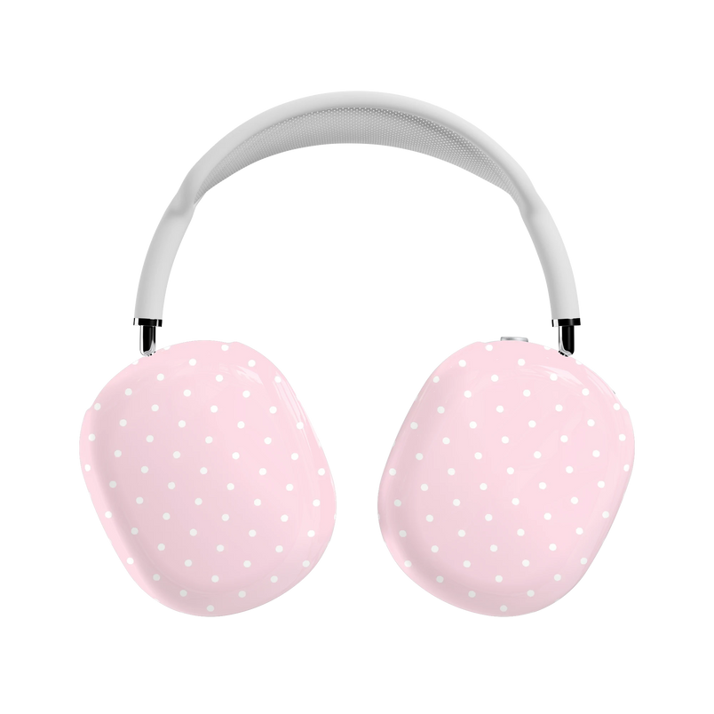 On the Dot | Pink & White Polka Dot AirPods Max Case - AirPods Max
