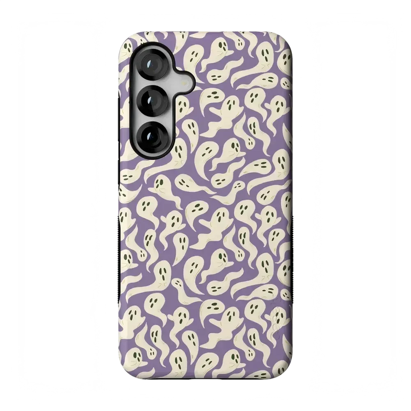 All Boo'd Up | Purple Ghost Case Phone Case get.casely Bold Flex + MagSafe® Galaxy S25 Plus 