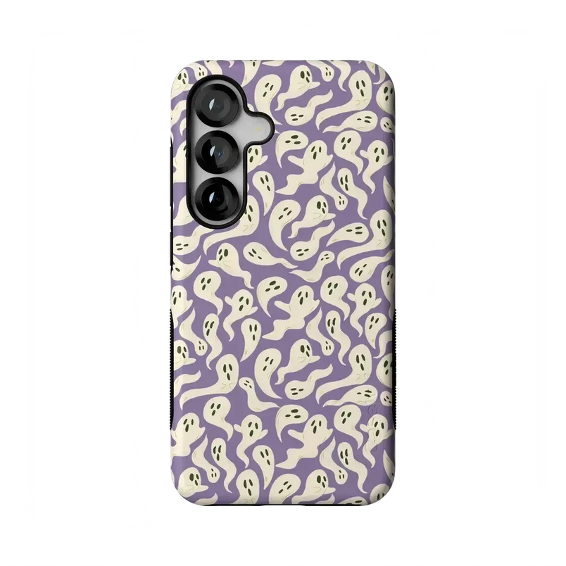 All Boo'd Up | Purple Ghost Case Phone Case get.casely Bold Flex + MagSafe® Galaxy S25 