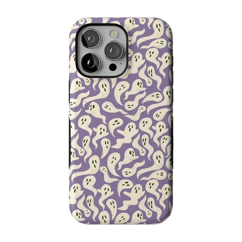 All Boo'd Up | Purple Ghost Case Phone Case get.casely Bold Flex + MagSafe® iPhone 15 Pro Max 