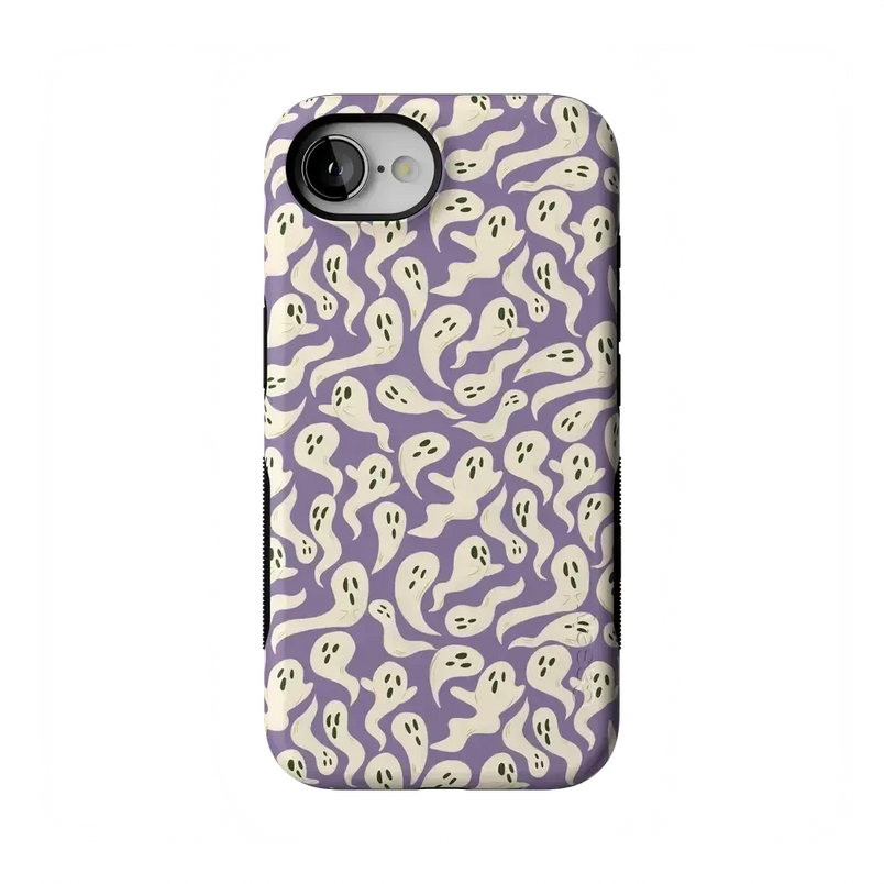 All Boo'd Up | Purple Ghost Case Phone Case get.casely Bold Flex + MagSafe® iPhone 17e 