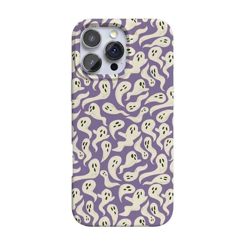 All Boo'd Up | Purple Ghost Case Phone Case get.casely Classic + MagSafe® iPhone 16 Pro Max 