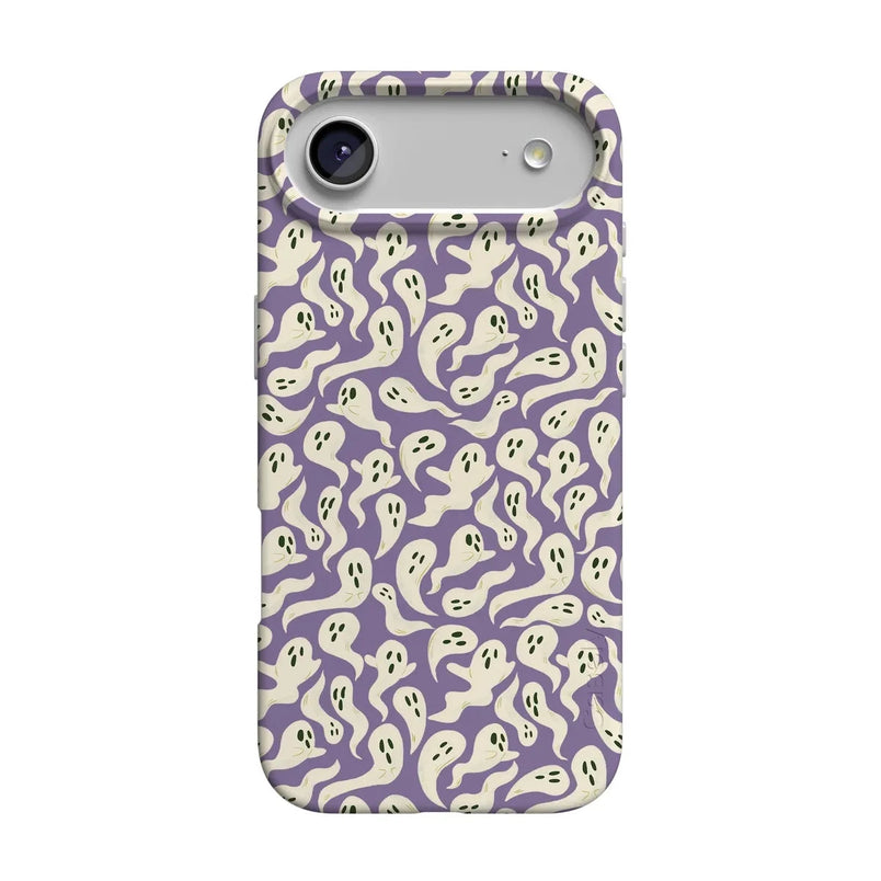 All Boo'd Up | Purple Ghost Case Phone Case get.casely Classic + MagSafe® iPhone 17 Air 