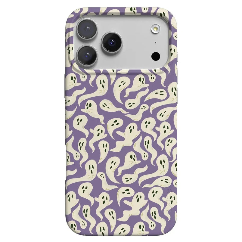 All Boo'd Up | Purple Ghost Case Phone Case get.casely Classic + MagSafe® iPhone 17 Pro Max 