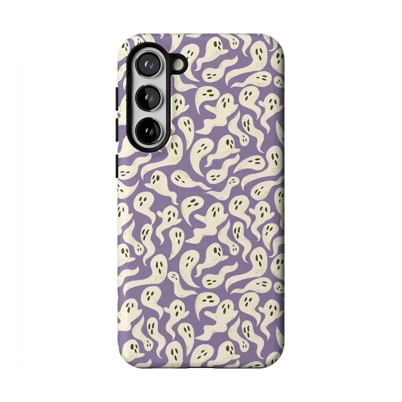 All Boo'd Up | Purple Ghost Case Phone Case get.casely Essential Galaxy S23 Plus 