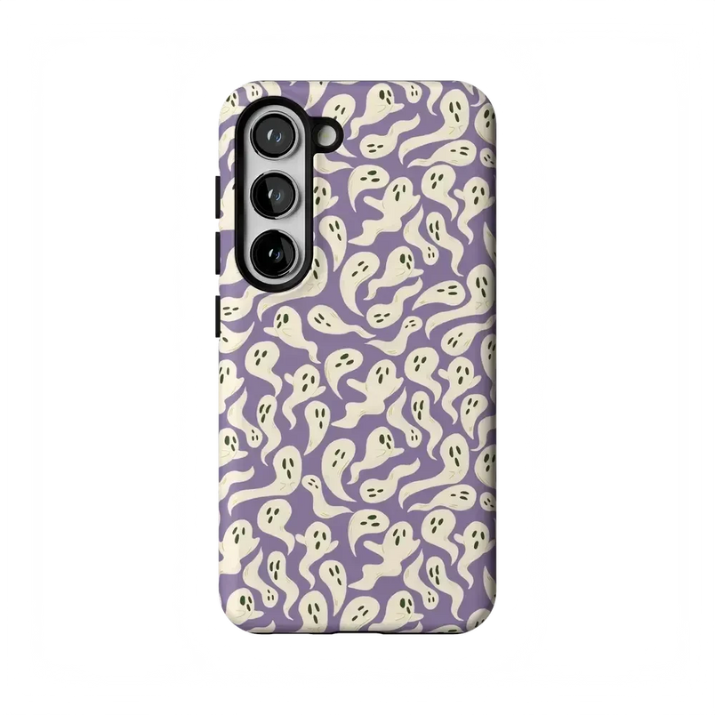 All Boo'd Up | Purple Ghost Case Phone Case get.casely Essential Galaxy S23 