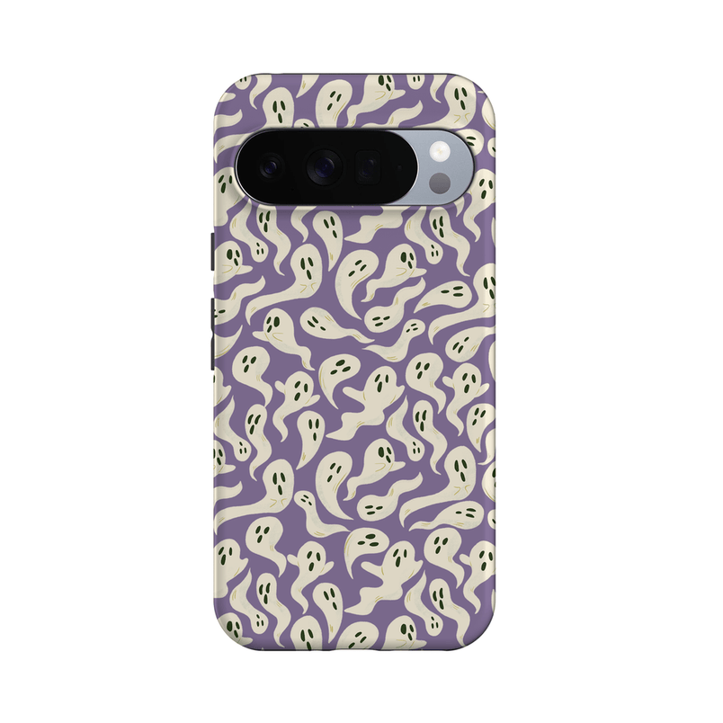 All Boo'd Up | Purple Ghost Case Phone Case get.casely Essential + MagSafe® Google Pixel 10 Pro XL 