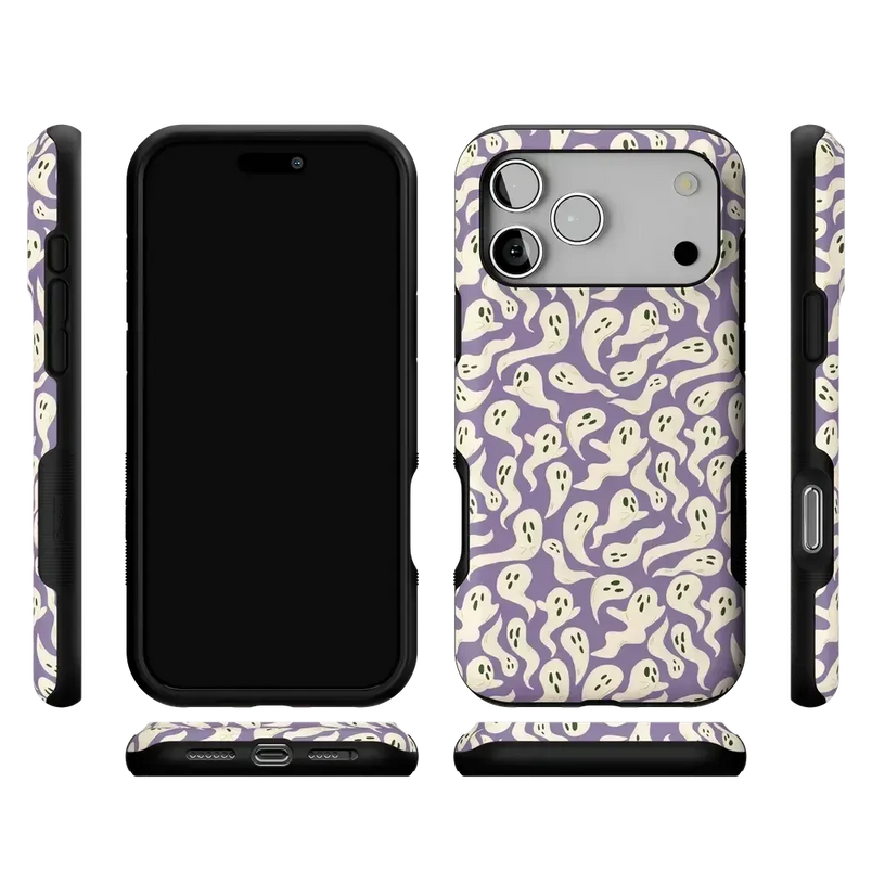 All Boo'd Up | Purple Ghost Case Phone Case get.casely 