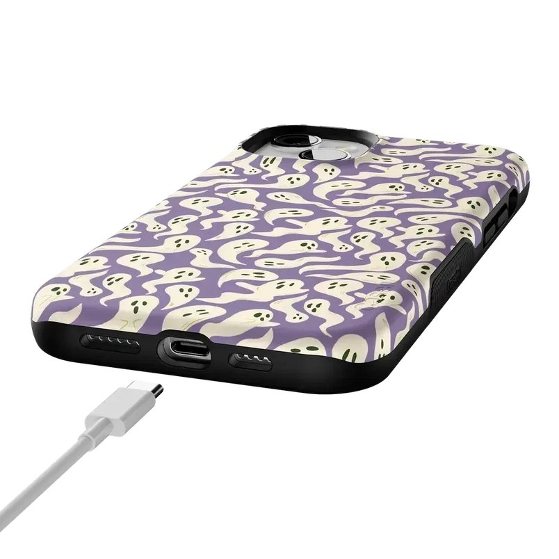 All Boo'd Up | Purple Ghost Case Phone Case get.casely 
