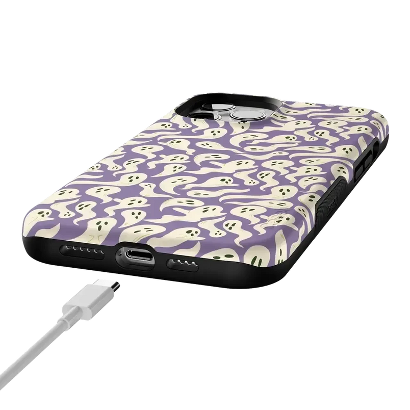 All Boo'd Up | Purple Ghost Case Phone Case get.casely 
