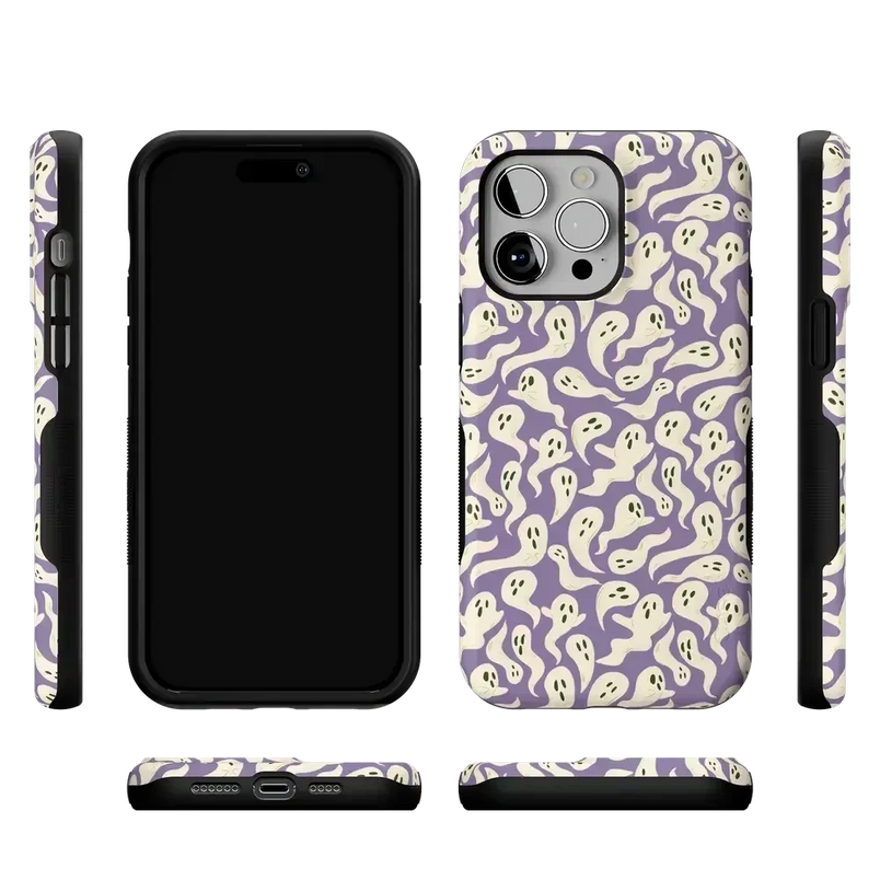All Boo'd Up | Purple Ghost Case Phone Case get.casely 