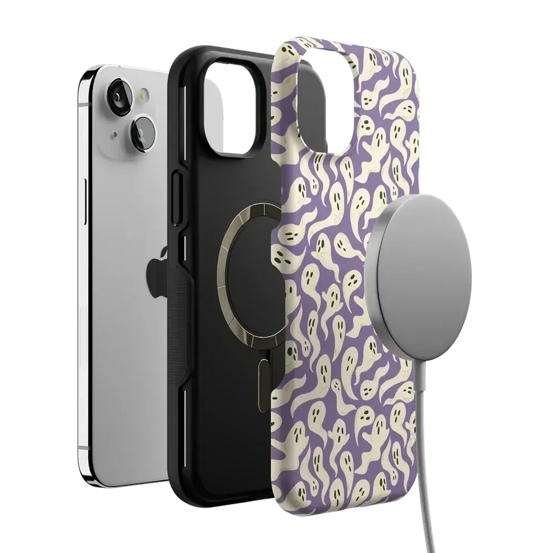 All Boo'd Up | Purple Ghost Case Phone Case get.casely 