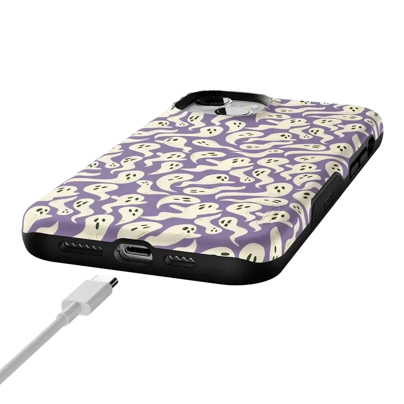 All Boo'd Up | Purple Ghost Case Phone Case get.casely 