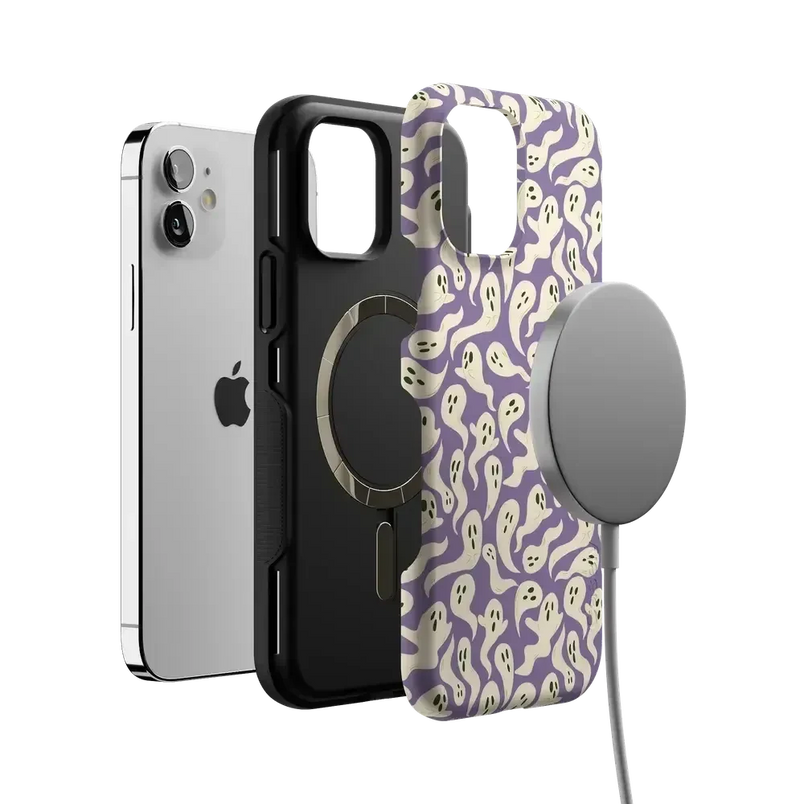 All Boo'd Up | Purple Ghost Case Phone Case get.casely 