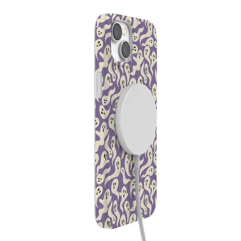 All Boo'd Up | Purple Ghost Case Phone Case get.casely 