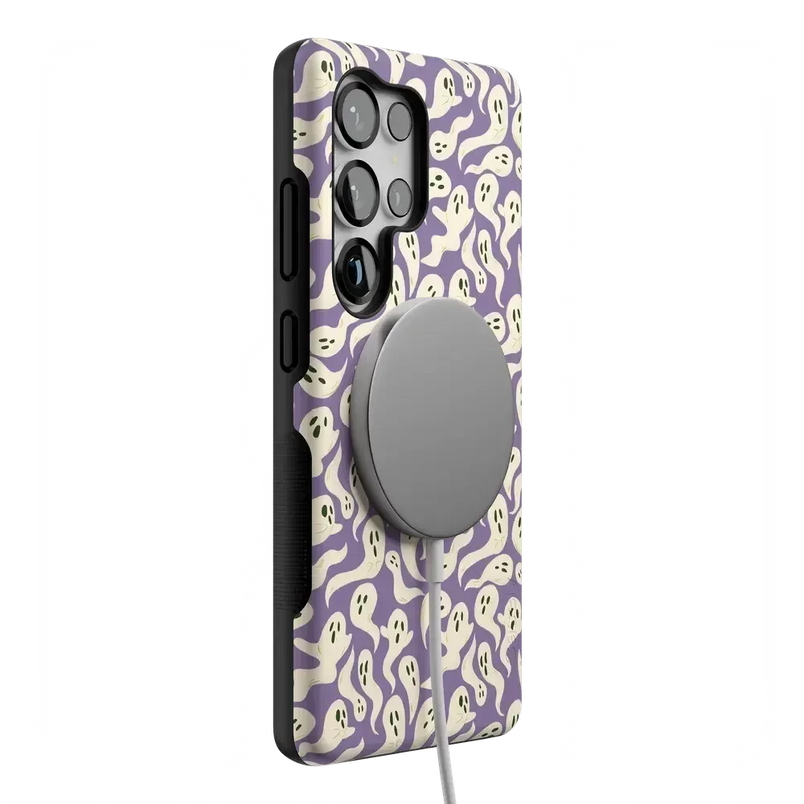 All Boo'd Up | Purple Ghost Case Phone Case get.casely 