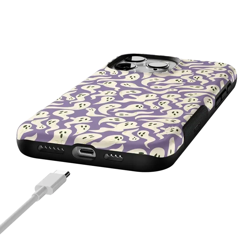 All Boo'd Up | Purple Ghost Case Phone Case get.casely 