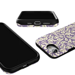 All Boo'd Up | Purple Ghost Case Phone Case get.casely 