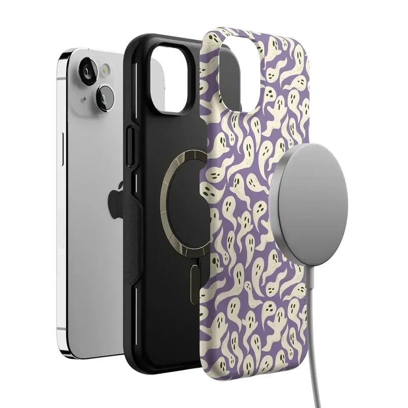 All Boo'd Up | Purple Ghost Case Phone Case get.casely 