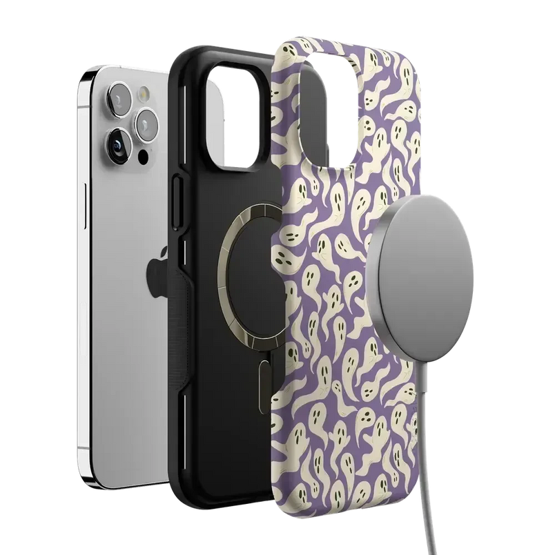 All Boo'd Up | Purple Ghost Case Phone Case get.casely 