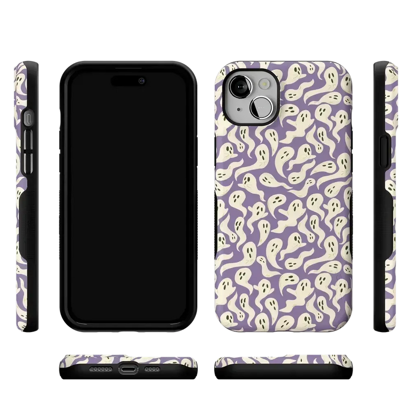All Boo'd Up | Purple Ghost Case Phone Case get.casely 