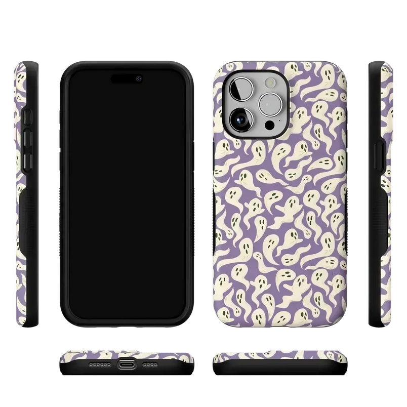 All Boo'd Up | Purple Ghost Case Phone Case get.casely 