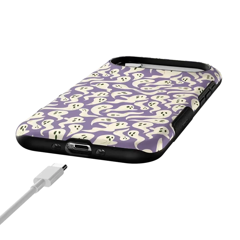 All Boo'd Up | Purple Ghost Case Phone Case get.casely 