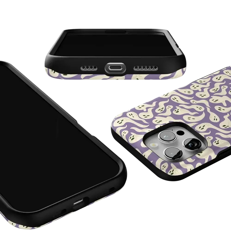 All Boo'd Up | Purple Ghost Case Phone Case get.casely 