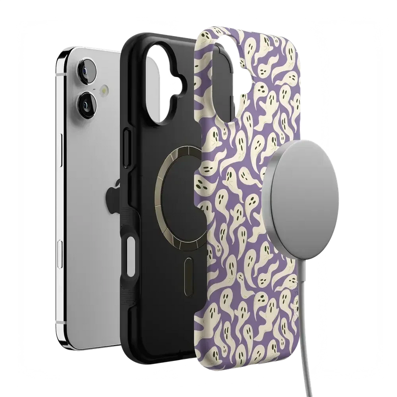 All Boo'd Up | Purple Ghost Case Phone Case get.casely 