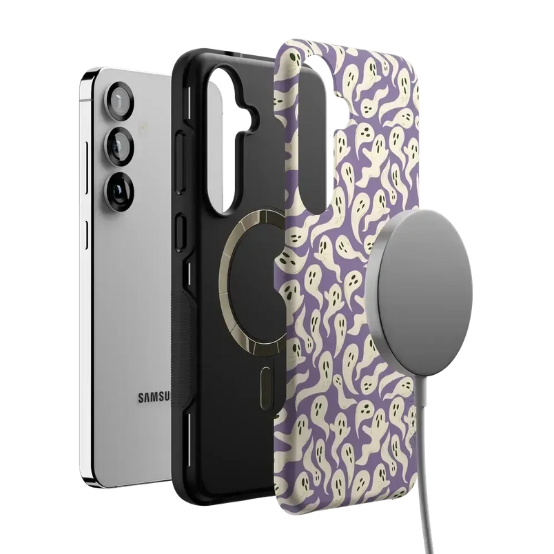 All Boo'd Up | Purple Ghost Case Phone Case get.casely 