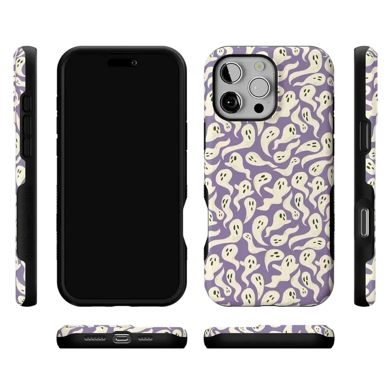 All Boo'd Up | Purple Ghost Case Phone Case get.casely 