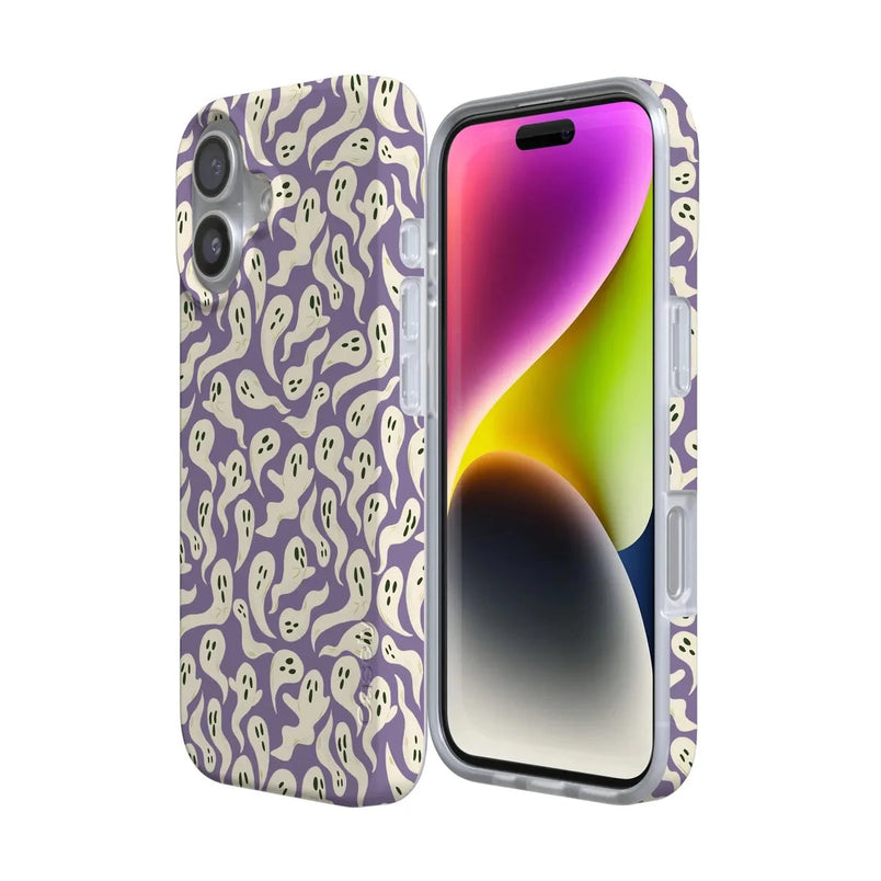 All Boo'd Up | Purple Ghost Case Phone Case get.casely 