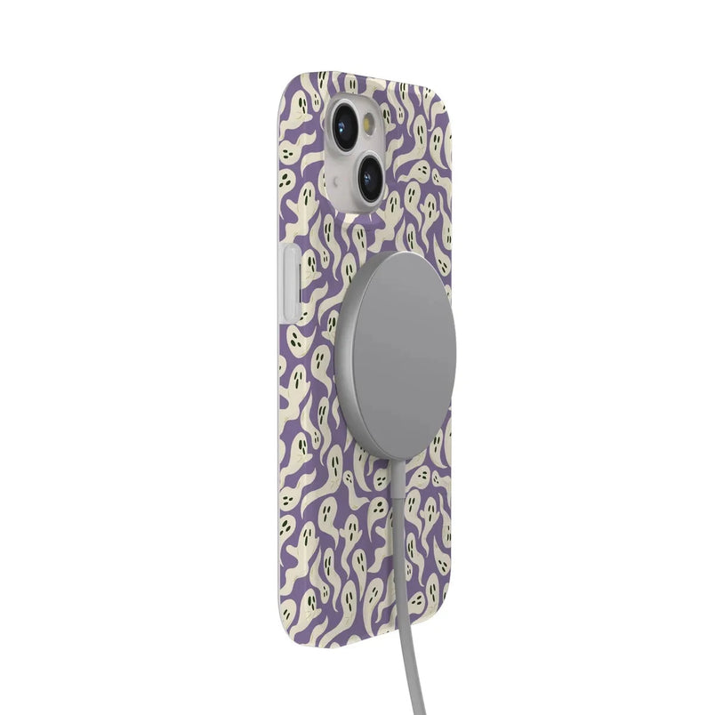 All Boo'd Up | Purple Ghost Case Phone Case get.casely 